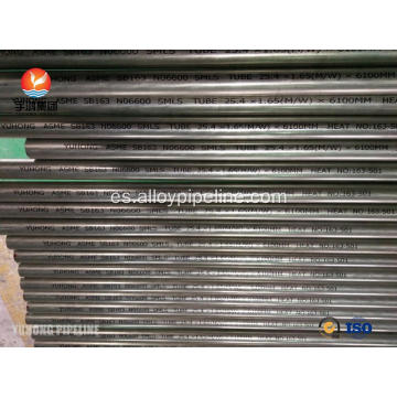 Tubería Inconel ASME SB163 Tubo sin costura Inconel 600